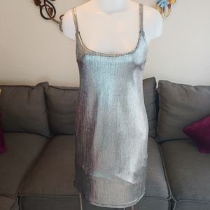 💋Silver shiny dress💋💋